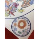 Price  RHMS23121Original Hermes [Flower Painted Map] 140cm Velvet Square Towel   Absolutely will scream counter quality  This is H top visual feast  Top Silk Cashmere Blend Herringbone Patterns as soft and silky as velve