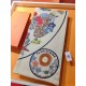 Price  RHMS23121Original Hermes [Flower Painted Map] 140cm Velvet Square Towel   Absolutely will scream counter quality  This is H top visual feast  Top Silk Cashmere Blend Herringbone Patterns as soft and silky as velve