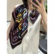 [Jacquard high luxury quality]This year's main size New   Don't say she's small, but actually it's a very delicate size Clean and sophisticated! Once you know it, you'll fall in love with it.[H Scarf buttons assembled]70