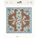 SHMS2220  Original Hermès [Leopards in Pairs] 90cm Silk Square Scarf   The charming Leopards in Pairs motif, originally designed for beach towels, exudes simplicity, dynamism and geometric beauty. The simple lines of the