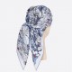 The  SDO2309 Original Dior [Jardin Magique] 90cm silk square scarf features an enchanting rustic pattern inspired by the magical world. Carefully crafted from rose-pink mulberry silk twill, it's trimmed with contrasting 