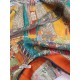 [H-HER-1010] cashmere new buy said good-looking   Recommended  140 velvet square scarf, the top craft super value   Hermes counter models three-dimensional rendering pattern pattern texture in kind grade very high specia