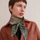 New   Buy all say good-looking   Recommended   [dressage one-sided 90] silk square scarf, top craftsmanship value   Hermes counter models     three-dimensional presentation of the pattern pattern in kind grade is extreme