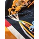 SHMS2309 ORIGINAL HERMES [Gorgeous bridle] 90cm silk square scarf  Gorgeous bridle is one of the most iconic motifs of Hermes. It is created through the brand's exquisite craftsmanship. This reinterpretation of one of th