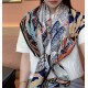 PriceA High-end Luxury Product ~~ Double Sided Heterochromatic Velvet Square ScarfHermes [Silk Scarf AdventureIt's extraordinary, it's high class! Very lifting! Forever plus points H fall and winter items! Various dressi