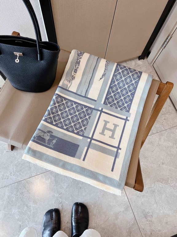 New     recommended  2023 fall and winter new [double-sided same color] top technology value   (Hermes) counter burst three-dimensional rendering pattern pattern texture physical grade very high special technology high-e