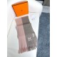 Price New! 2023 men and women with the same models, 100% pure cashmere Hermes (Hermes) synchronization counter, high-end cashmere knitted scarf! Can be formal, can be casual, very Classical design. This is a difficult kn