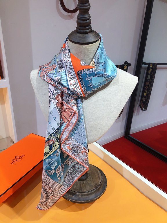 SHMS2148  Classic Arrival Hermes [Samurai's Clothing] 90cm silk version   Super fine one. Up to 48 color groups incorporated into one square scarf! Heavyweight silk to create On the quality of Hermes high-end square scar