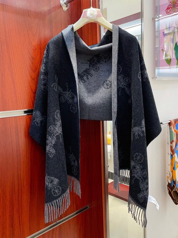 Price       Coach 2023 New Arrivals! The tri-color shawl is so nice too! Not only the value and quality, 97% wool   3% cashmere, feel super soft and comfortable, size 195 x 53cm, the overall width is okay, is a small sha