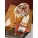 New models are said to look good Hermes silk cashmere square scarf, gorgeous bridle, 140  140cm, double-sided same color printing, high-end heavyweight silk cashmere fabric, front and back effects of the same, 70% cashme