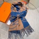 New at Hermes This scarf is woven in a delicate clashing jacquard and presents the Entrelacs Equestres horse head pattern designed by Geoff McFetridge. Size 40195cm.