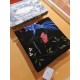 RDO2322 Original D's Petites Fleurs 140cm velvet square scarf features a rustic, poetic Dior Birds print inspired by the Japanese Art Movement, showcasing birds surrounded by floral embellishments. Made of multicolored s