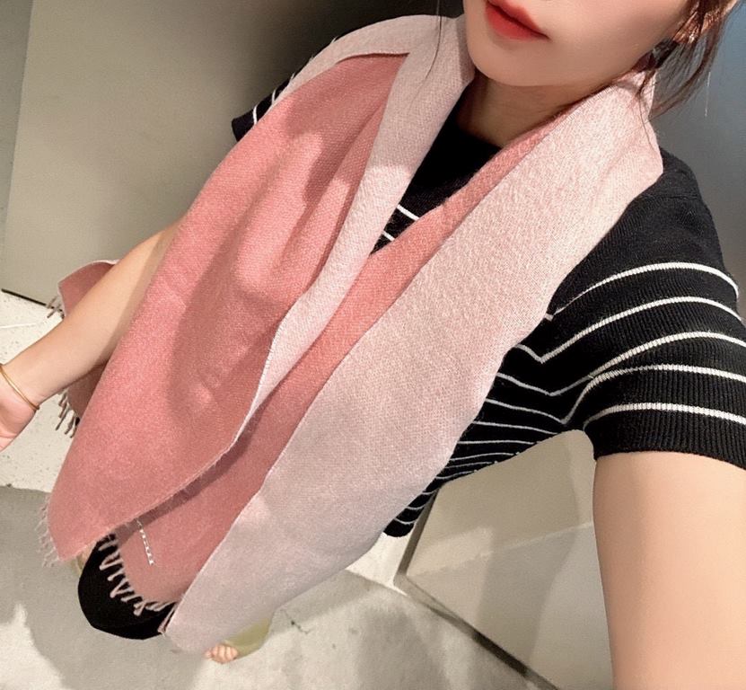 PriceHERMES   Hermes 2023 Paris fashion show business men and women universal double-sided cashmere shawl   OEM selected the best ultra-fine cashmere fibers for hand combing time-consuming and labor-intensive, and then s