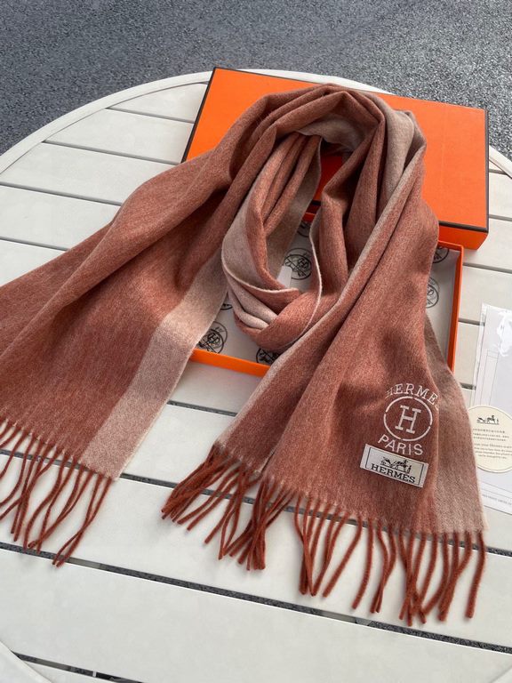 .  Hermes - Hermes Women's Colorblocking Cashmere Scarf  Heavily Recommended  100% top quality cashmere material  Very warm  Soft and skin-friendly, not tie the neck Classic two-sided design, one scarf two styles   Boys 