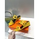 Hermes Hermes 2023 Official website synchronized spring and summer new style, slant heel sandalCowhide fabric, sheepskin footbed. Sheepskin lining. A lightweight summer sandal with a classic shape transformed into a leat