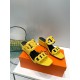 Hermes Hermes 2023 Official website synchronized spring and summer new style, slant heel sandalCowhide fabric, sheepskin footbed. Sheepskin lining. A lightweight summer sandal with a classic shape transformed into a leat