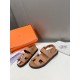 Men  [ΗERMES 】 Hermes spring and summer classic couple models second uncle slippers Chypre ugly ugly ugly uncle slippers - old man slippers, on the foot is simply too comfortable! It's simple and cute!All mixed breed she