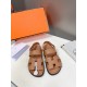 Men  [ΗERMES 】 Hermes spring and summer classic couple models second uncle slippers Chypre ugly ugly ugly uncle slippers - old man slippers, on the foot is simply too comfortable! It's simple and cute!All mixed breed she