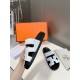 Men  [ΗERMES 】 Hermes spring and summer classic couple models second uncle slippers Chypre ugly ugly ugly uncle slippers - old man slippers, on the foot is simply too comfortable! It's simple and cute!All mixed breed she