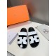 Men  [ΗERMES 】 Hermes spring and summer classic couple models second uncle slippers Chypre ugly ugly ugly uncle slippers - old man slippers, on the foot is simply too comfortable! It's simple and cute!All mixed breed she