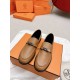 HERME'c, the whole network exclusive handmade, private high-end customization, classic handmade workshop ~ ~ big goods real shotDestin Loafers, very classic, versatile, simple, colorblocking design, on the foot is very f