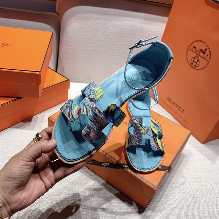 H Brand Santorini Sandals, Epsom Leather.Pursuing enamel Pure handmade Crafted and 100% handmade Hermes Emmaus  ...2023 Newly Upgraded  Epsom Leather Sandals Inspired by the design or follow the traditional classic H upp