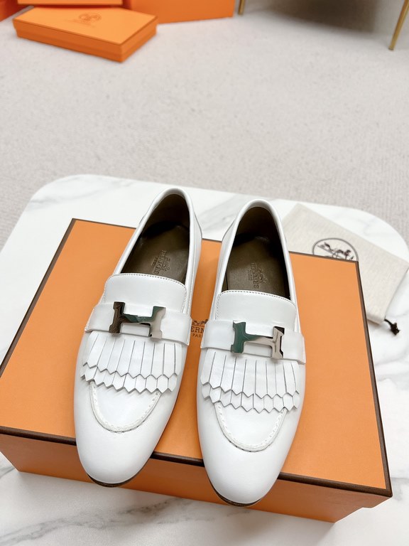 HERME'c, the whole network exclusive handmade, private high-end customization, classic handmade workshop ~ ~ ~ big goods real shotRoyal Loafers, very classic, versatile, simple, colorblocking design, on the foot is very 