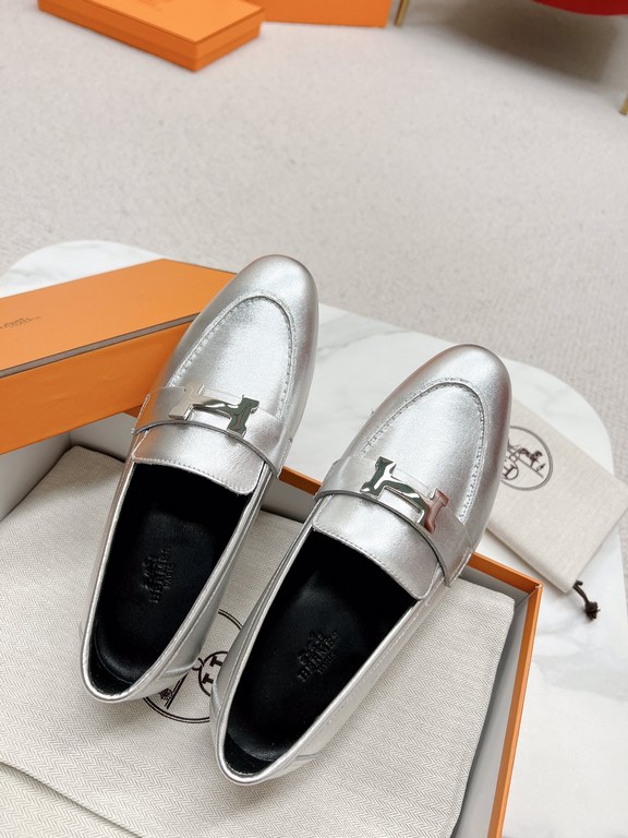 HERME'c, the whole network exclusive handmade, private high-end customization, classic handmade workshop ~ ~ ~ big goods real shotRoyal Loafers, very classic, versatile, simple, colorblocking design, on the foot is very 