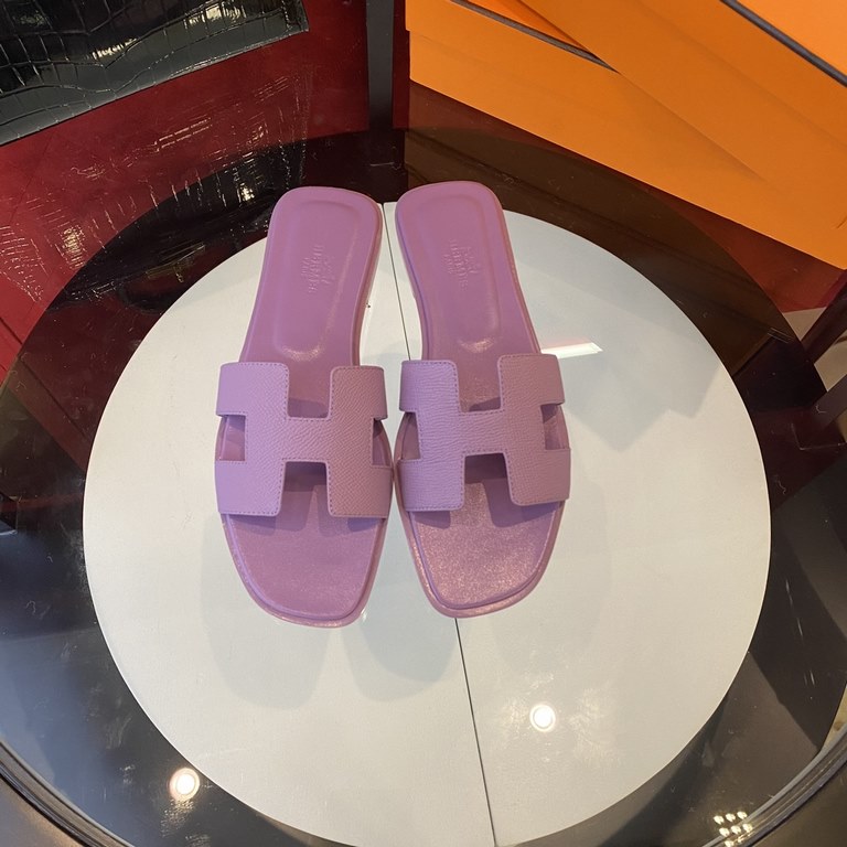 New color, full midsole, new revision (Hermès) Packaging upgraded, version of the workmanship materials upgraded.Hermes  market highest version pure handmade shoes   Top Product Hermes Slippers  ----------Early spring ne