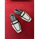 Top qualityherme...ss23 new arrival～!H's SpringSummer 2023 Square Toe Half Flip Flops Wrapped feeling is very good, full of comfort   looks like a showy and stretchy foot! Leather trim, exquisite details, handsome and ve