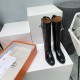 High quality factory calf leather!   Top version Original purchase development!  HERMES Hermes H home 2023 fall and winter new classic boots knight boots! Jimping series! kelly buckle classic knight boots!H family's clas