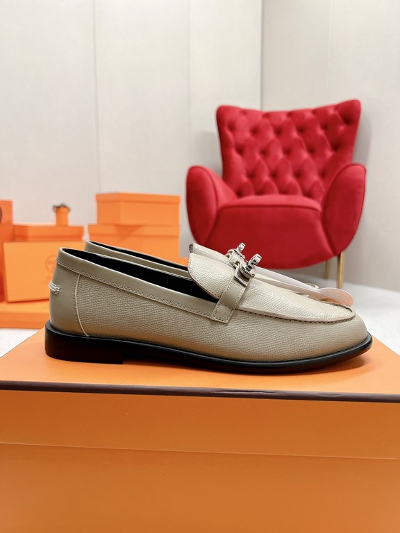 HERME'c, the whole network exclusive handmade, private high-end customization, classic handmade workshop ~ ~ big goods real shotDestin Loafers, very classic, versatile, simple, colorblocking design, on the foot is very f