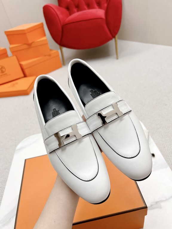 HERME'c, the whole network exclusive handmade, private high-end customization, classic handmade workshop ~ ~ ~ big goods real shotRoyal Loafers, very classic, versatile, simple, colorblocking design, on the foot is very 