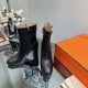 代购级别-Hermes 爱马仕kelly 经典骑士靴短靴------ -H family classic boots, simple and atmospheric, handsome and full.-H family's classic boots, simple atmosphere, handsome full!-Upper original calfskin leather Lining cowhide leather-It