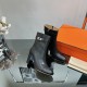 代购级别-Hermes 爱马仕kelly 经典骑士靴短靴------ -H family classic boots, simple and atmospheric, handsome and full.-H family's classic boots, simple atmosphere, handsome full!-Upper original calfskin leather Lining cowhide leather-It