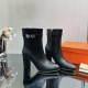 代购级别-Hermes 爱马仕kelly 经典骑士靴短靴------ -H family classic boots, simple and atmospheric, handsome and full.-H family's classic boots, simple atmosphere, handsome full!-Upper original calfskin leather Lining cowhide leather-It