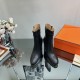 代购级别-Hermes 爱马仕kelly 经典骑士靴短靴------ -H family classic boots, simple and atmospheric, handsome and full.-H family's classic boots, simple atmosphere, handsome full!-Upper original calfskin leather Lining cowhide leather-It