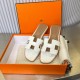 Crocodile pattern new color, two-color effect, new revision (Hermès) Packaging upgrade, version of the workmanship material upgrade.Hermes  market highest version of pure handmade shoes   Top Product Hermes Slippers  ---