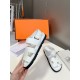 Men  [ΗERMES 】 Hermes spring and summer classic couple models second uncle slippers Chypre ugly ugly ugly uncle slippers - old man slippers, on the foot is simply too comfortable! It's simple and cute!All mixed breed she