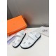 Men  [ΗERMES 】 Hermes spring and summer classic couple models second uncle slippers Chypre ugly ugly ugly uncle slippers - old man slippers, on the foot is simply too comfortable! It's simple and cute!All mixed breed she