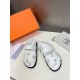 Men  [ΗERMES 】 Hermes spring and summer classic couple models second uncle slippers Chypre ugly ugly ugly uncle slippers - old man slippers, on the foot is simply too comfortable! It's simple and cute!All mixed breed she