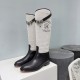 High quality factory!   Top version Original purchase development!  HERMES Hermes H home 2023 fall and winter new linen boots knight boots! Jimping series! kelly buckle classic knight boots!H family's classic boots, simp