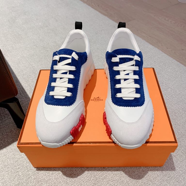 Men's [Couple's  ] H family 23ss early spring white shoes! Warp-lasted bootie   British retro design, classic and durable! The original inverted mold last shape, the ultimate 11 shape, imported high-end fabrics present e