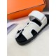 Men  [ΗERMES 】 Hermes spring and summer classic couple models second uncle slippers Chypre ugly ugly ugly uncle slippers - old man slippers, on the foot is simply too comfortable! It's simple and cute!All mixed breed she