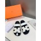 Men  [ΗERMES 】 Hermes spring and summer classic couple models second uncle slippers Chypre ugly ugly ugly uncle slippers - old man slippers, on the foot is simply too comfortable! It's simple and cute!All mixed breed she