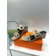 Hermes Hermes 2023 Official website synchronized spring and summer new style, slant heel sandalCowhide fabric, sheepskin footbed. Sheepskin lining. A lightweight summer sandal with a classic shape transformed into a leat