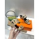 Hermes Hermes 2023 Official website synchronized spring and summer new style, slant heel sandalCowhide fabric, sheepskin footbed. Sheepskin lining. A lightweight summer sandal with a classic shape transformed into a leat