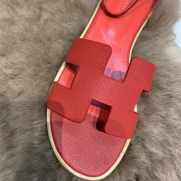 H Brand Santorini Sandals, Epsom Leather.Pursuing enamel Pure handmade Crafted and 100% handmade Hermes Emmaus  ...2023 Newly Upgraded  Epsom Leather Sandals Inspired by the design or follow the traditional classic H upp