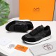 Hermes Hermes Sneakers H Side Label Counter all the latest couple modelsRestore the authentic 11 details Customized sense of superbH Side label pattern design Mix and match elements splicing details full of points  .Slim