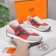 Hermes Hermes Sneakers H Side Label Counter all the latest couple modelsRestore the authentic 11 details Customized sense of superbH Side label pattern design Mix and match elements splicing details full of points  .Slim